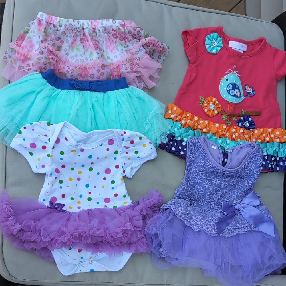 Bonnie Baby Dress And Skirt Set